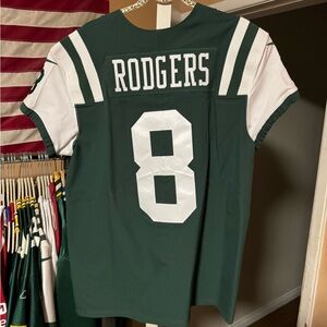 Aaron Rodgers Authentic New York Jets Nike Elite Jersey Size 44